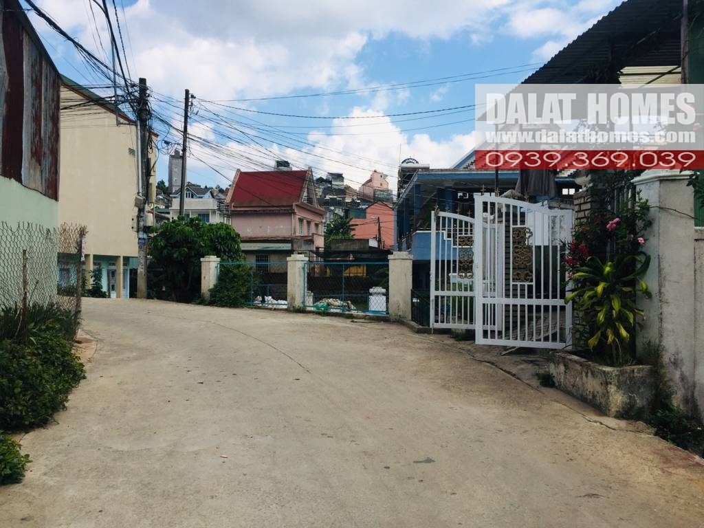 Đất liên kế Mai Hắc Đế Đà Lạt, hẻm bê tông 5m, đất bằng phẳng, vuông vức