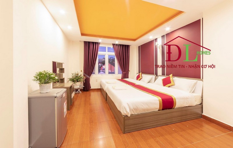 HẠ GIÁ Bán khách sạn kqh Hoàng Văn Thụ Đà Lạt 72m2 kinh doanh tốt
