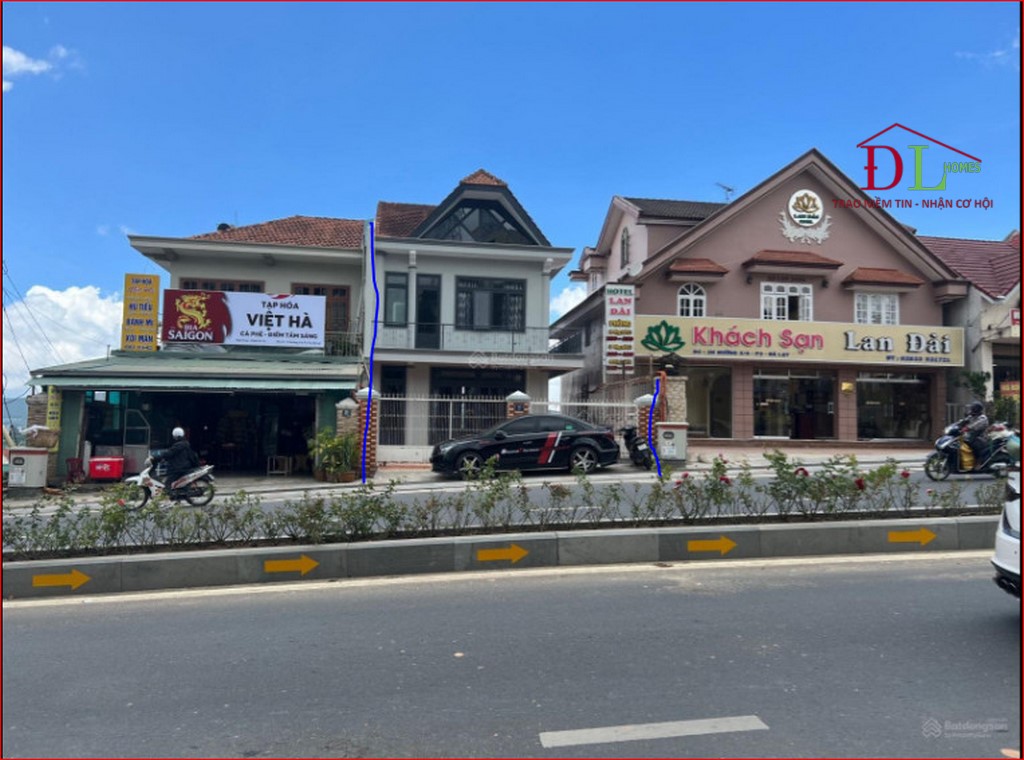 Cho thuê nhà mặt tiền Ba Tháng Tư Phường 3 Đà Lạt 159m2