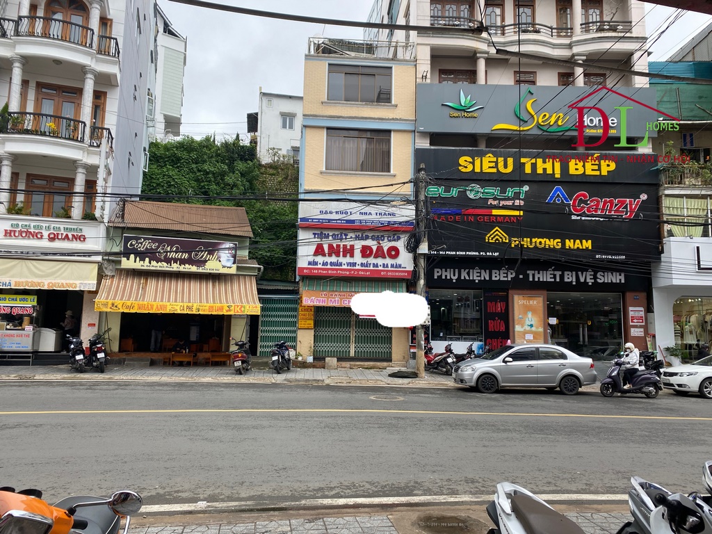 Cho thuê nhà mặt tiền Phan Đình Phùng phường 2 Đà Lạt 71m2