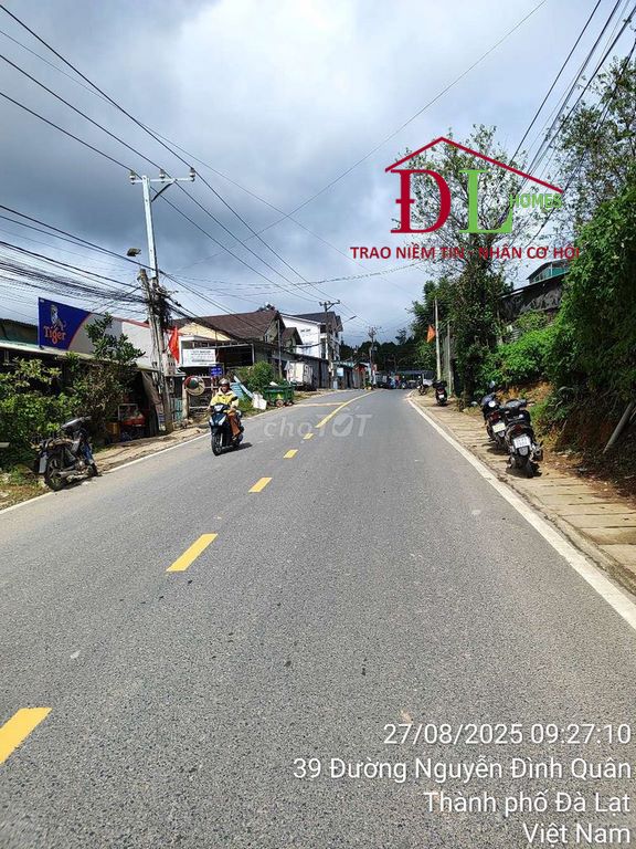 Bán đất mặt tiền Nguyễn Đình Quân P5 Đà Lạt vị trí kinh doanh đắc địa