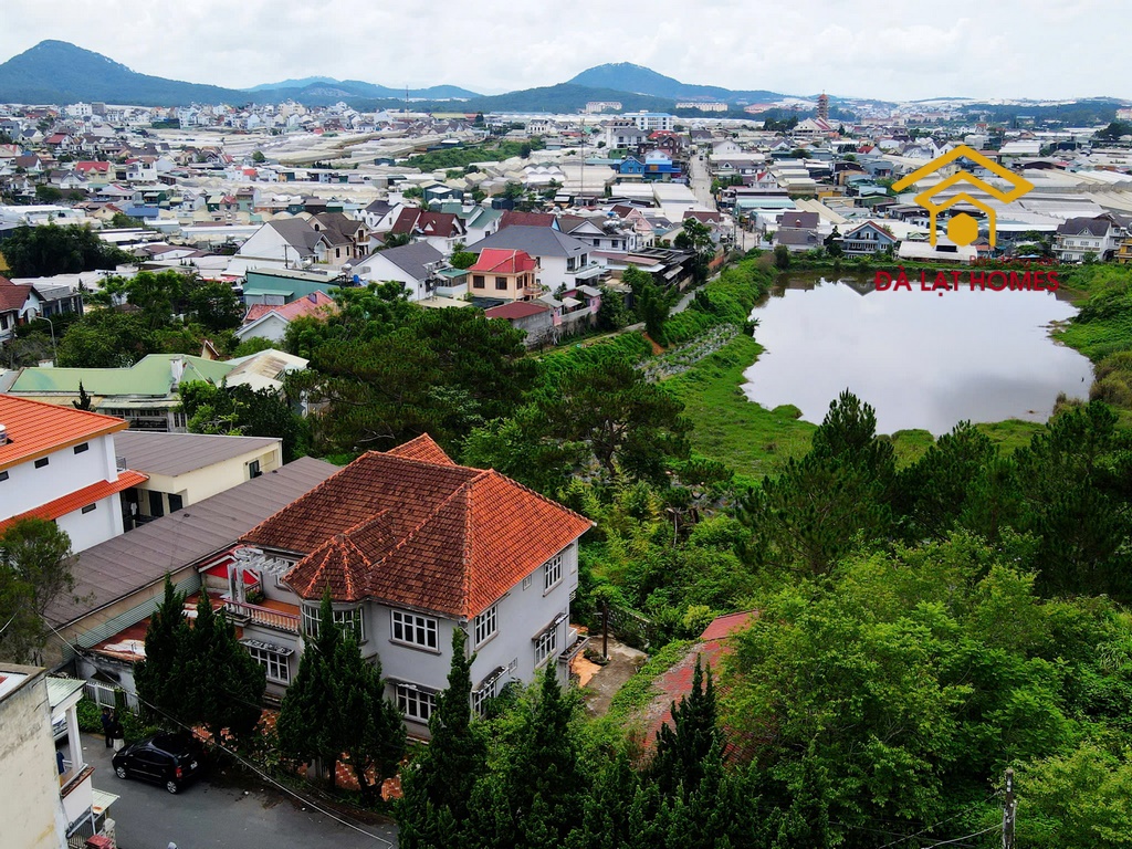 Hiếm bán biệt thự Võ Trường Toản Đà Lạt 445,54m² mặt tiền 29m, view Hồ, rừng thông